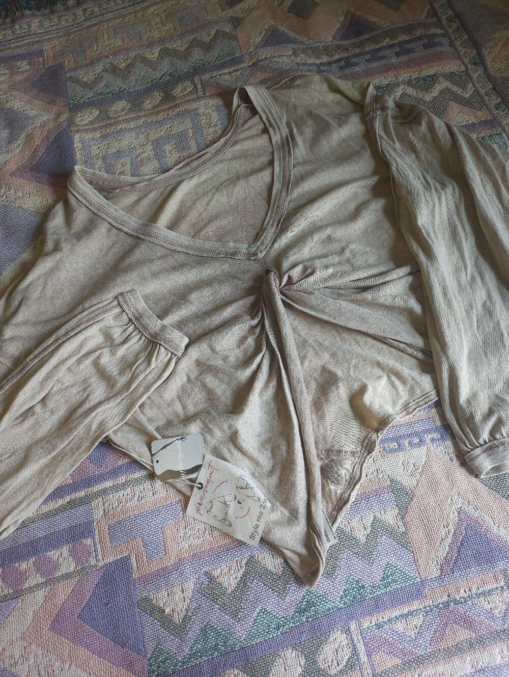 Free People Movement 2 Way Reversible Long Sleeve Size M